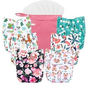 wegreeco Washable Reusable Baby Cloth Pocket